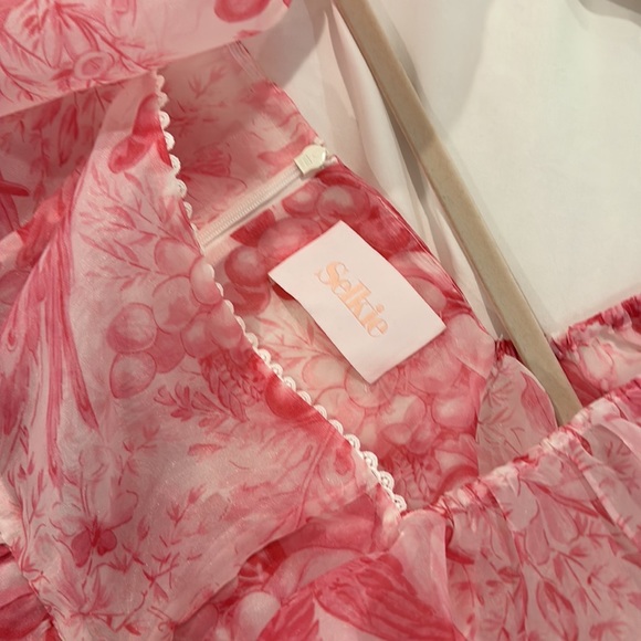 Selkie Pink Floral Long Sleeve Dress - Picture 5 of 8